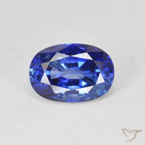 2.20ct 天然 ロイヤルブルー サファイア, 楕円形, VS