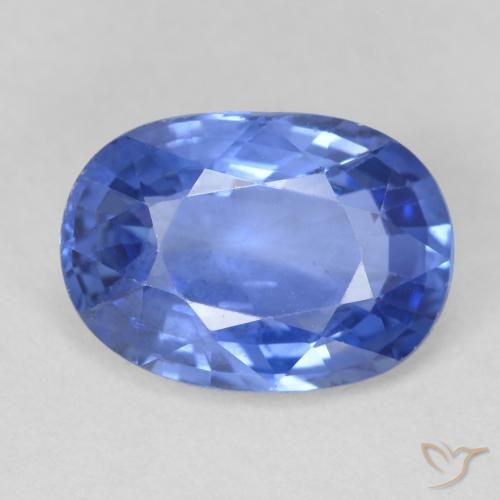 4.46ct 天然 ミディアムネイビーブルー サファイア, 楕円形, VVS-VS