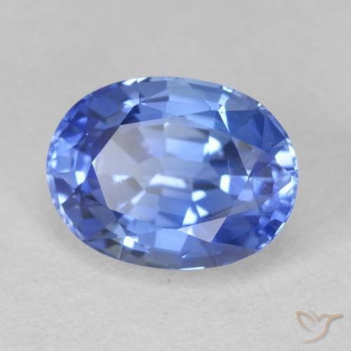 2.16ct 天然 ミディアムネイビーブルー サファイア, 楕円形, VS