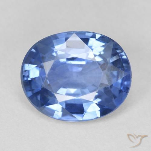 4.25ct 天然 ミディアムダークブルー サファイア, 楕円形, VVS-VS