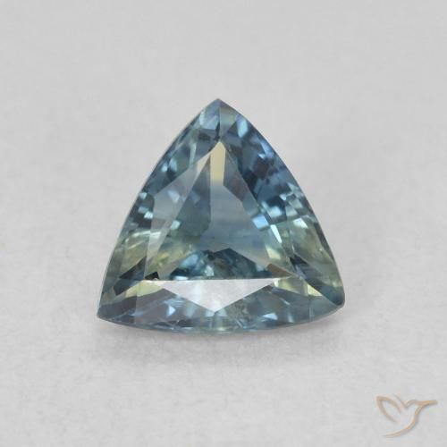 0.51ct 天然 ティール サファイア, トリリオン, VS