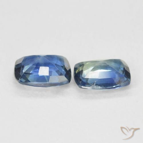 Shop natural 1.31ct ミディアムブルーグリーン サファイア gems, クッション, from マダガスカル at GemSelect. In stock, global shipping!