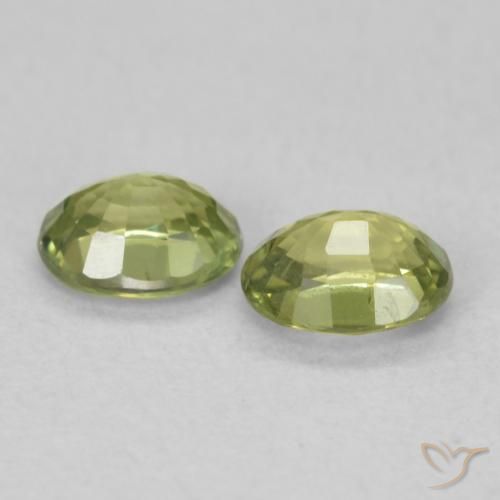 Shop natural 0.87ct 黄みがかったグリーン サファイア gems, 楕円形, from マダガスカル at GemSelect. In stock, global shipping!