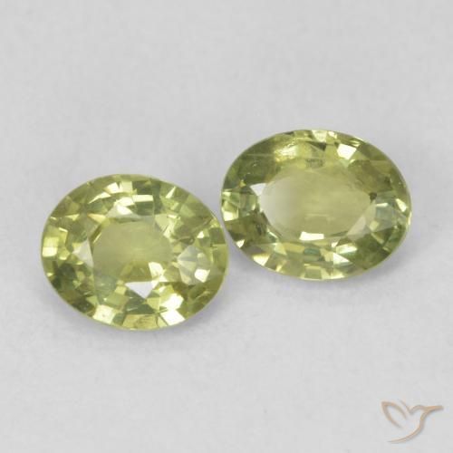 Shop natural 0.78ct ウォームアーシーグリーン サファイア gems, 楕円形, from マダガスカル at GemSelect. In stock, global shipping!