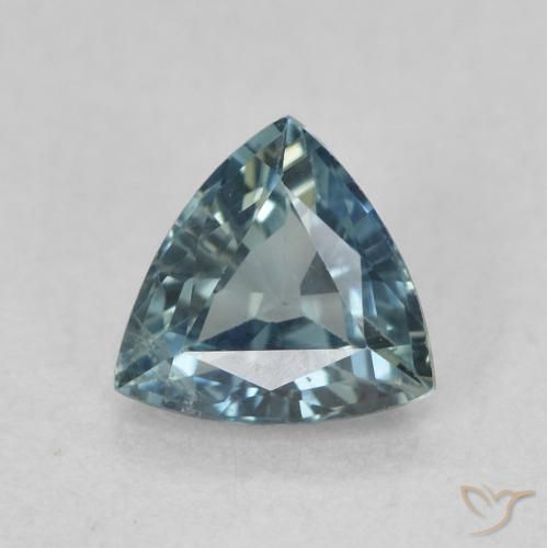 0.69ct 天然 ティール サファイア, トリリオン, VS