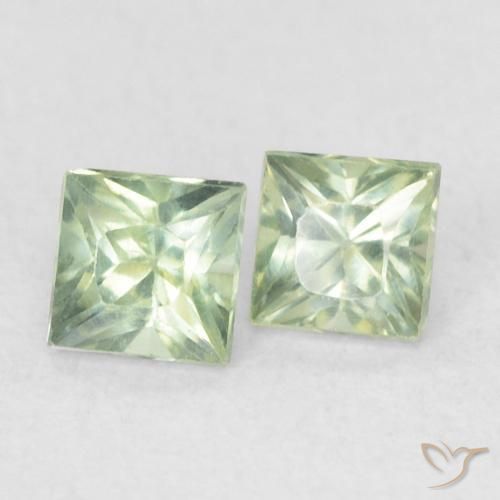 Shop natural 0.45ct 薄いグリーン サファイア gems, 四角形, from タンザニア at GemSelect. In stock, global shipping!