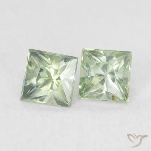 Shop natural 0.44ct ライトグリーン サファイア gems, 四角形, from タンザニア at GemSelect. In stock, global shipping!