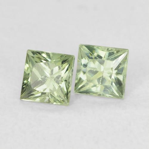 Shop natural 0.43ct ライトグリーン サファイア gems, 四角形, from タンザニア at GemSelect. In stock, global shipping!