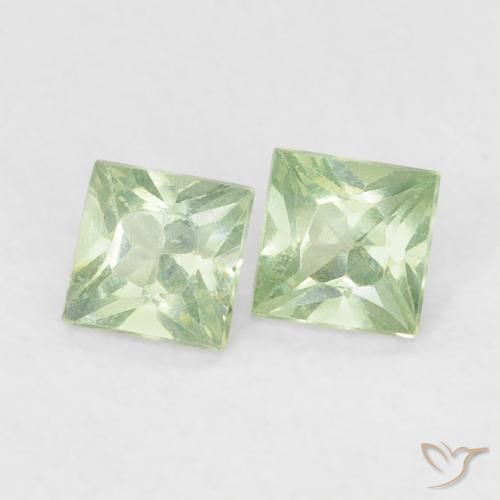 Shop natural 0.36ct 薄いセージグリーン サファイア gems, 四角形, from タンザニア at GemSelect. In stock, global shipping!