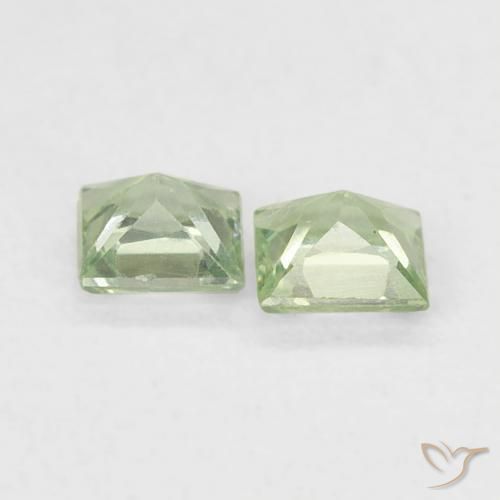 Shop natural 0.36ct 薄いセージグリーン サファイア gems, 四角形, from タンザニア at GemSelect. In stock, global shipping!