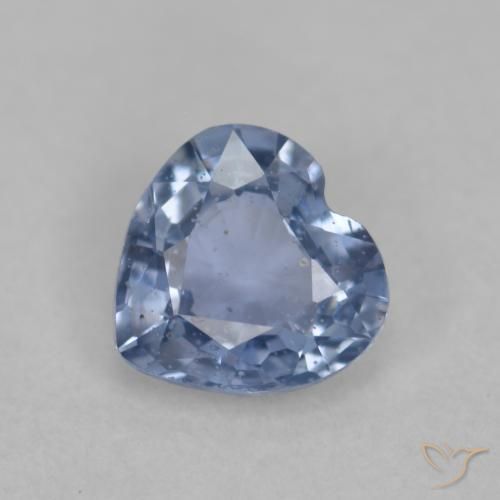 0.50ct 天然 ブルー サファイア, 心臓, VS