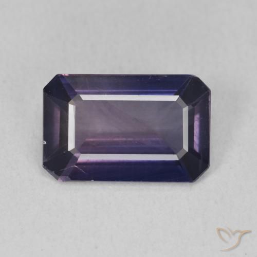 3.22ct 天然 ミッドナイトブルー サファイア, エメラルドカット, VS