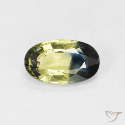 1.82ct 天然 マルチカラー サファイア, 楕円形, VVS