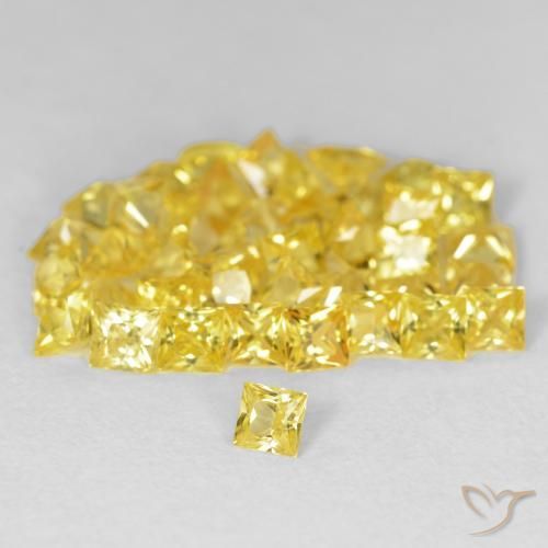 Shop natural 6.89ct 黄色がかったゴールド サファイア gems, 四角形, from タンザニア at GemSelect. In stock, global shipping!