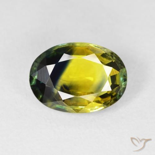 3.52ct 天然 マルチカラー サファイア, 楕円形, VS