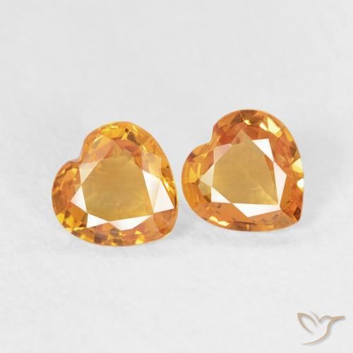 Shop natural 0.59ct ゴールド サファイア gems, 心臓, from モザンビーグ at GemSelect. In stock, global shipping!