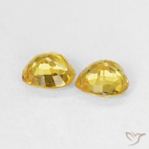 Shop natural 0.79ct イエロー サファイア gems, 心臓, from モザンビーグ at GemSelect. In stock, global shipping!