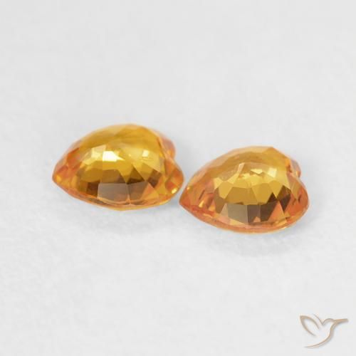 Shop natural 0.67ct Medium Dark-Golden サファイア gems, 心臓, from モザンビーグ at GemSelect. In stock, global shipping!