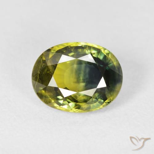3.35ct 天然 マルチカラー サファイア, 楕円形, VS