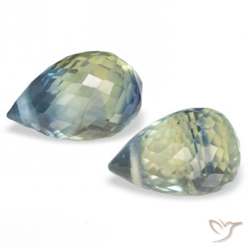 Shop natural 1.74ct 灰色がかった緑 サファイア gems, ブリオレット, from タンザニア at GemSelect. In stock, global shipping!