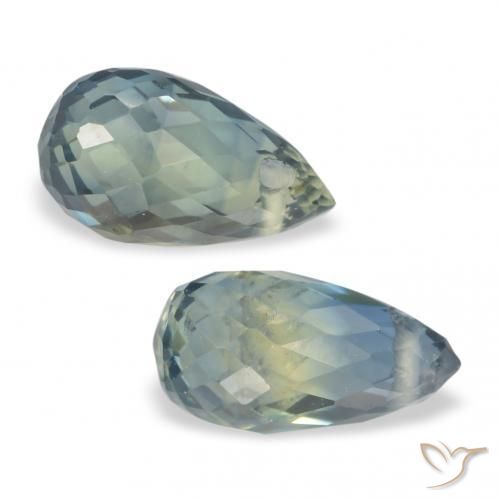 Shop natural 1.39ct 薄いフォレストグリーン サファイア gems, ブリオレット, from タンザニア at GemSelect. In stock, global shipping!