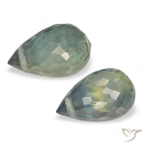 Shop natural 1.58ct ミディアムブルーグリーン サファイア gems, ブリオレット, from タンザニア at GemSelect. In stock, global shipping!