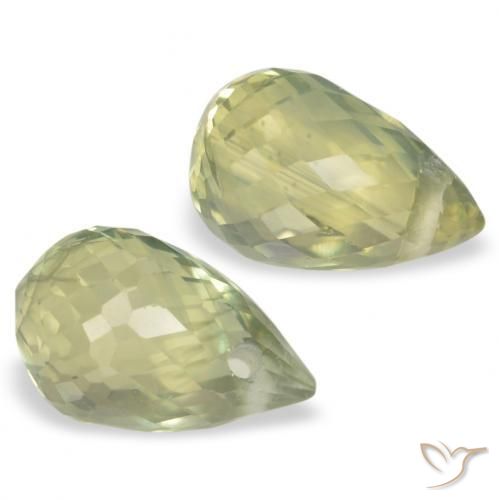 Shop natural 1.35ct 黄みがかったグリーン サファイア gems, ブリオレット, from タンザニア at GemSelect. In stock, global shipping!