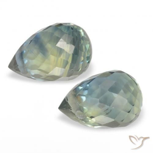 Shop natural 1.50ct ブルーグリーン サファイア gems, ブリオレット, from タンザニア at GemSelect. In stock, global shipping!