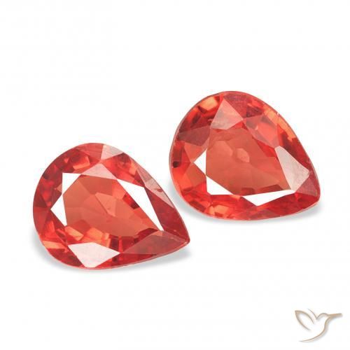Shop natural 0.81ct 明るいクリムゾンレッド サファイア gems, 洋梨の形, from タンザニア at GemSelect. In stock, global shipping!