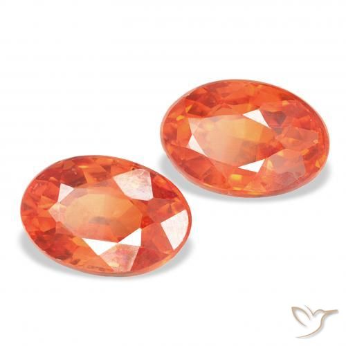 Shop natural 1.60ct ミディアムオレンジ サファイア gems, 楕円形, from タンザニア at GemSelect. In stock, global shipping!