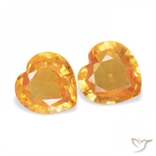 Shop natural 0.71ct ミディアムオレンジ サファイア gems, 心臓, from モザンビーグ at GemSelect. In stock, global shipping!