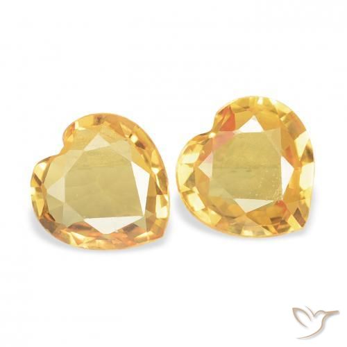 Shop natural 0.64ct ミディアムゴールド サファイア gems, 心臓, from モザンビーグ at GemSelect. In stock, global shipping!