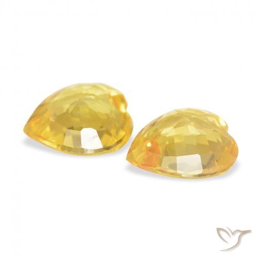 Shop natural 0.68ct ミディアムゴールデン サファイア gems, 心臓, from モザンビーグ at GemSelect. In stock, global shipping!