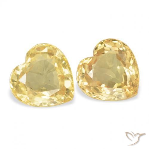 Shop natural 0.92ct ゴールド サファイア gems, 心臓, from モザンビーグ at GemSelect. In stock, global shipping!