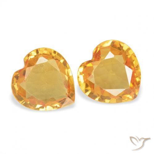 Shop natural 0.68ct ミディアムオレンジ サファイア gems, 心臓, from モザンビーグ at GemSelect. In stock, global shipping!