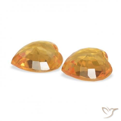 Shop natural 0.68ct ミディアムオレンジ サファイア gems, 心臓, from モザンビーグ at GemSelect. In stock, global shipping!