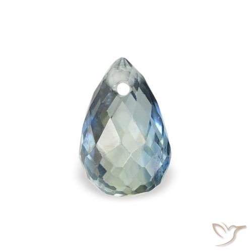 0.46ct 天然 ティール サファイア, ブリオレット, VS