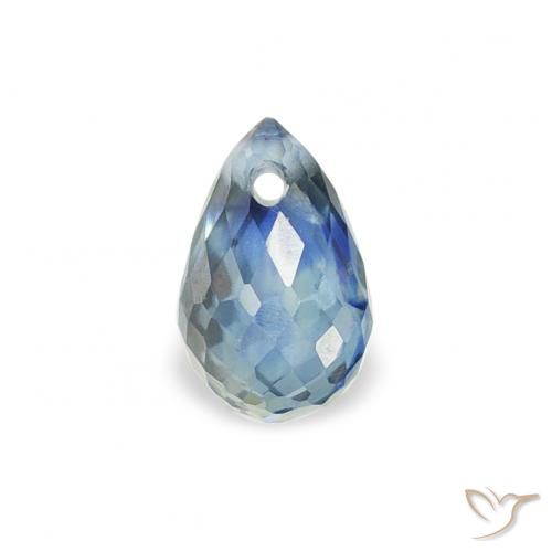 0.44ct 天然 ティール サファイア, ブリオレット, VS