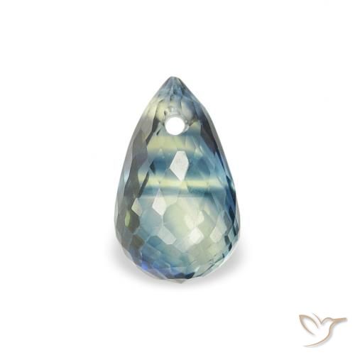 0.54ct 天然 ティール サファイア, ブリオレット, VS