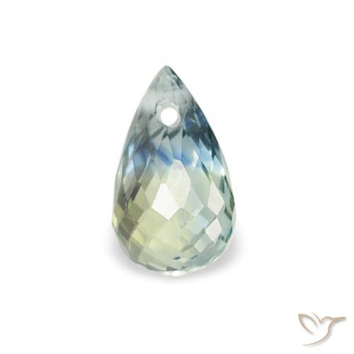 0.59ct 天然 ティール サファイア, ブリオレット, VS