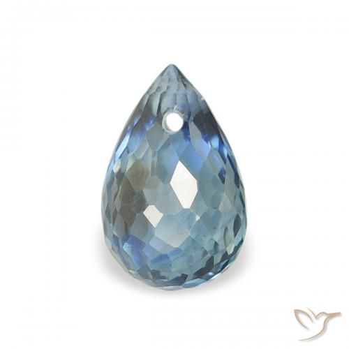 0.75ct 天然 ティール サファイア, ブリオレット, VS