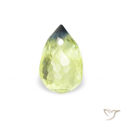 0.41ct 天然 ライトイエロー サファイア, ブリオレット, VS