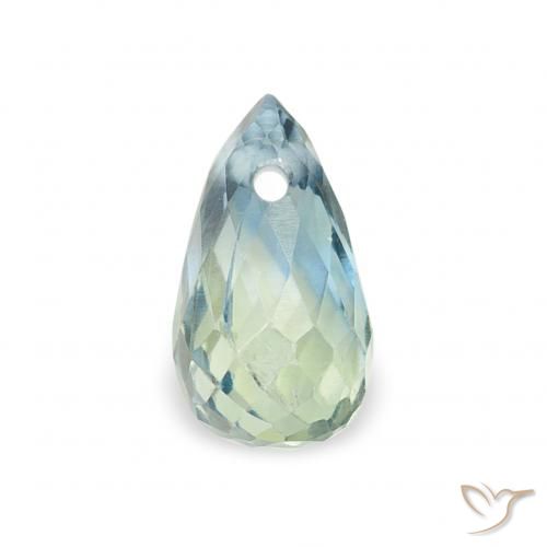 0.50ct 天然 ティール サファイア, ブリオレット, VS