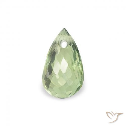 0.62ct 天然 薄いグリーン サファイア, ブリオレット, VS