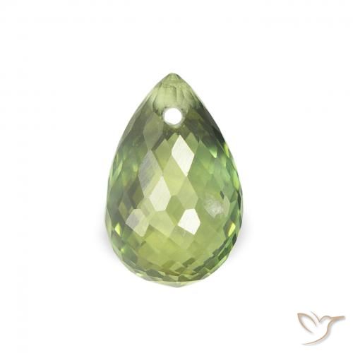 0.92ct 天然 薄いフォレストグリーン サファイア, ブリオレット, VS