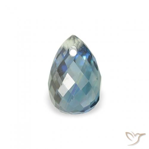 0.63ct 天然 ティール サファイア, ブリオレット, VS