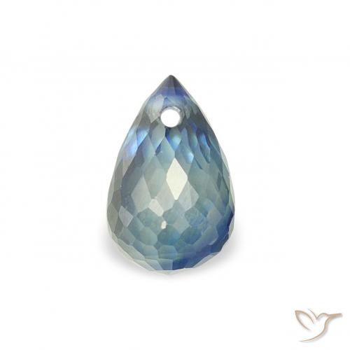 0.65ct 天然 ティール サファイア, ブリオレット, VS
