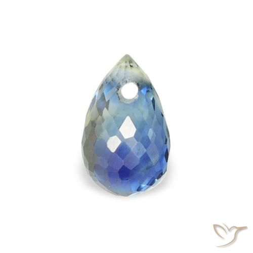 0.60ct 天然 ティール サファイア, ブリオレット, VS