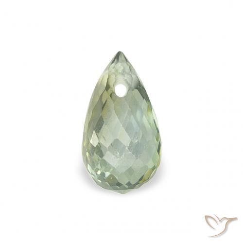 0.48ct 天然 ライトグリーン サファイア, ブリオレット, VS