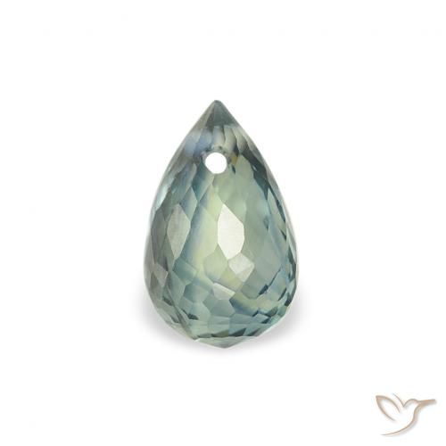 0.64ct 天然 ティール サファイア, ブリオレット, VS